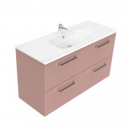 1200 Harrow Wall Hung Single Basin Vanity (4 Drawer) - Specify Colour & Basin