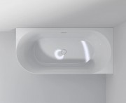 ARC ACRYLIC CORNER BATH - RH - 1500X750X590 - GLOSS WHITE
