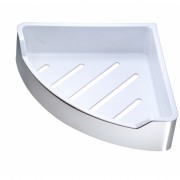 HEIRLOOM BRAYDEN SHELF CORNER BRUSHED & WHITE