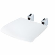 HEIRLOOM SENTINEFOLD UP SHOWER SEAT 370MM WH