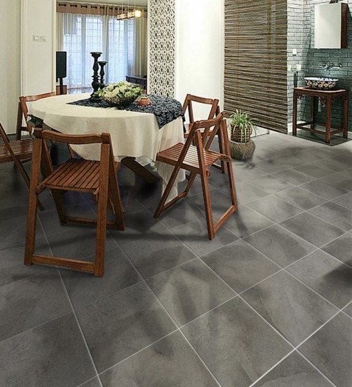 Atlantis Dark Grey Matt 450 x 450 Tile Depot
