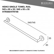 HEIKO SINGLE TOEWL RAIL HTR500