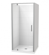 MILLENNIUM 900X900 3 SIDED TILE SATIN - CENTRE WASTE
