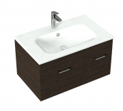 750 Qube Wall Hung Vanity - Specify Colour & Basin