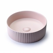 RADIAL 360 FLUTED BASIN ROSE BEIGE