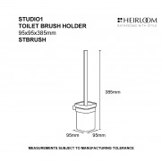 Studio 1 Wall Mounted Toilet Brush