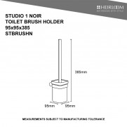 STUDIO 1 NOIR TOILET BRUSH