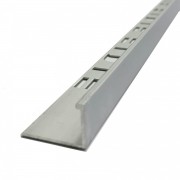 MATT SILVER L-ANGLE TILE TRIM EDGING 8MMX2.5M