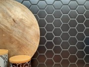 Mosaix Hexagonal Black Matt (50mm) 325 X 282