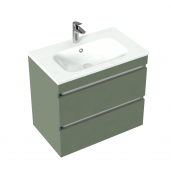 750 Brookfield Wall Hung Vanity (2 Drawer) - Specify Colour & Basin