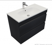 900 BROOKFIELD WALL HUNG VANITY (2 DRAWER) - SPECIFY COLOUR & BASIN