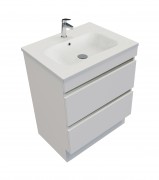 600 Brookfield Floor Standing Vanity (2 Drawer) - Specify Colour & Basin