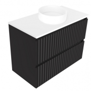 900 Porscha Luxe Wall Hung Vanity (2 Drawer) - Specify Colour & Drawer Front & Slab Top