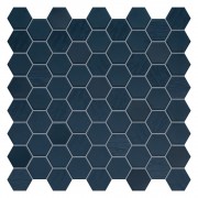 Beton Still Deep Navy Hex Mosaic 316 x 316