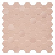 Beton Still Rosy Blush Hex Mosaic 316 x 316