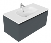 900 Oxley Wall Hung Vanity (1 Drawer) - Specify Colour & Basin