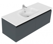 1200 Oxley Wall Hung Single Basin Vanity (2 Drawer) - Specify Colour & Basin