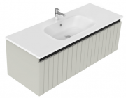 1200 Porscha Wall Hung Single Basin Vanity (2 Drawer) - Specify Colour & Drawer Front & Basin
