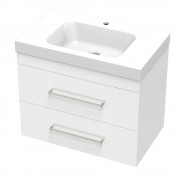 CASHMERE BOLERO 750 DOUBLE DRAWER WALL ULTRA GLOSS WHITE
