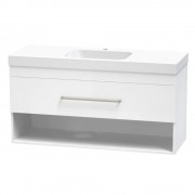 CASHMERE BOLERO 1200 DRAWER OPEN ULTRA GLOSS WHITE