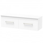 CASHMERE PRO 1500 DB SINGLE DRAWER WHITE MELAMINE