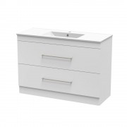 CASHMERE VALLEY 1200 DOUBLE DRAWER FLOOR ULTRA GLOSS WHITE
