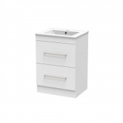 CASHMERE 600 DOUBLE DRAWER FLOOR ULTRA GLOSS WHITE
