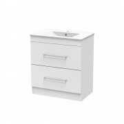 CASHMERE 750 DOUBLE DRAWER FLOOR ULTRA GLOSS WHITE