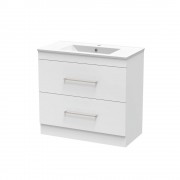 CASHMERE 900 DOUBLE DRAWER FLOOR ULTRA GLOSS WHITE