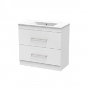 CASHMERE VALLEY 900 DOUBLE DRAWER FLOOR ULTRA GLOSS WHITE