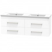 CASHMERE VALLEY 1500 DB DOUBLE DRAWER WALL ULTRA GLOSS WHITE