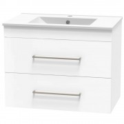 CASHMERE VALLEY 750 DOUBLE DRAWER WALL ULTRA GLOSS WHITE