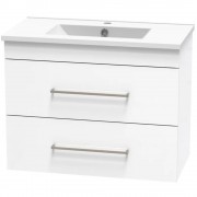 CASHMERE SLIM 750 DOUBLE DRAWER WALL ULTRA GLOSS WHITE