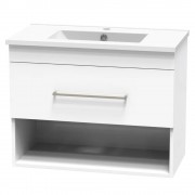 CASHMERE SLIM 750 DRAWER OPEN ULTRA GLOSS WHITE