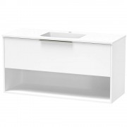 NIKAU GROVE 1200 DRAWER OPEN ULTRA GLOSS WHITE