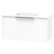 NIKAU GROVE 900 SINGLE DRAWER ULTRA GLOSS WHITE