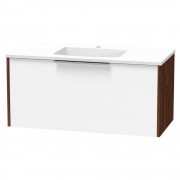 NIKAU GROVE 1000 CENTRE BOWL SINGLE DRAWER ULTRA GLOSS WHITE/COLOUR