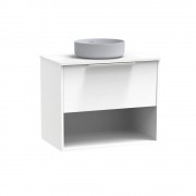 NIKAU PRO 750 DRAWER OPEN ULTRA GLOSS WHITE