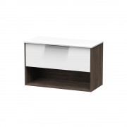 NIKAU PRO 1000 CENTRE BOWL DRAWER OPEN ULTRA GLOSS WHITE/COLOUR