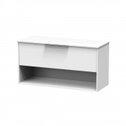 NIKAU PRO 1200 DRAWER OPEN ULTRA GLOSS WHITE