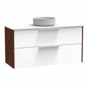 NIKAU PRO 1200 DOUBLE DRAWER WALL ULTRA GLOSS WHITE/COLOUR
