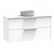 NIKAU PRO 1200 DOUBLE DRAWER WALL ULTRA GLOSS WHITE
