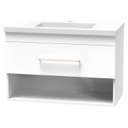 CASHMERE NORFOLK 900 DRAWER OPEN ULTRA GLOSS WHITE