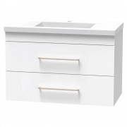 CASHMERE NORFOLK 900 DOUBLE DRAWER WALL ULTRA GLOSS WHITE