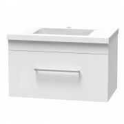 CASHMERE NORFOLK 750 SINGLE DRAWER ULTRA GLOSS WHITE