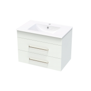 Pacific 750mm 2Drw White Melamine W/Hung