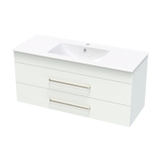Pacific 1200mm 2Drw White Melamine W/Hung