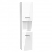 TWO DOOR TOWER 1600X350X380 ULTRA GLOSS WHITE