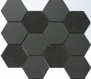 Timeless Charcoal Hexagonal Mix Mosaics 308 x 265