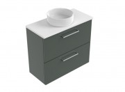750 Harrow Slim Luxe Wall Hung Vanity (2 Drawer)